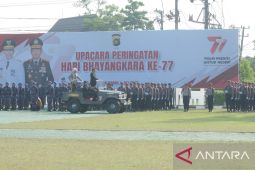 Peringati HUT ke-77 Bhayangkara, Polda Babel siap kawal Pemilu dan Pilkada 2024
