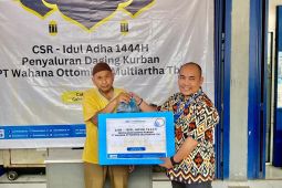 Idul Adha, WOM Finance salurkan daging kurban di sekitar kantor cabang