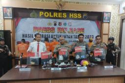 Polres HSS ungkap tujuh kasus narkoba dengan sembilan tersangka