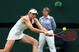 Rybakina gugup ditonton Federer saat lewati babak pertama Wimbledon