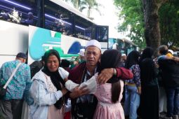 Jamaah haji kloter pertama tiba di Garut