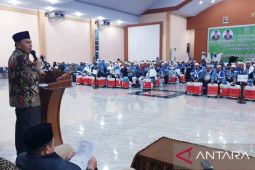 Sebanyak 357 jamaah haji  Kloter 2 asal Deli Serdang tiba di Medan