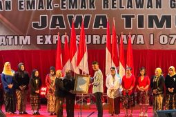 Ganjar Pranowo kantongi empat poin aspirasi "emak-emak" di Jatim