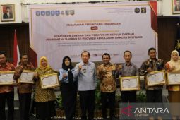 Kemenkumham Babel bina JFT perkuat harmonisasi raperda