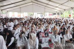 Ribuan kader Partai Gerindra gelar konsolidasi akbar di Parung Bogor
