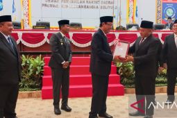 DPRD Babel Paripurna Penyerahan LHP-BPK Atas LKPD TA-2022