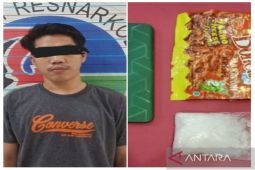 Pria pengangguran tertangkap simpan sabu seberat puluhan gram