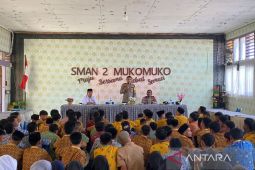 Polisi berikan penyuluhan narkoba kepada pelajar di Mukomuko