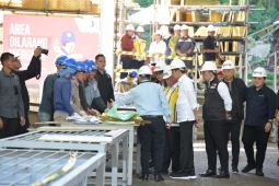 Presiden Jokowi tinjau Galeri Nyoman Nuarta guna cek pekerjaan untuk IKN