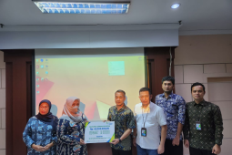 BPJAMSOSTEK serahkan santunan Rp42 juta pada ahli waris satpam