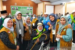 326  jamaah haji Kloter 9 Labuhan Batu  tiba di Medan