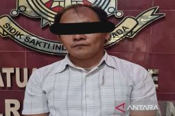 Polres Asahan tahan mantan Kades Sidomulyo terkait kasus korupsi