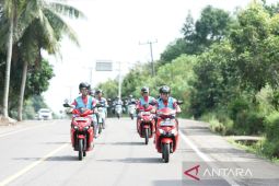 PLN touring motor listrik, ajak masyarakat gunakan motor listrik untuk dukung net zero emission (NZE) tahun 2060