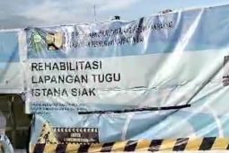 Pemkab Siak tambah keindahan Istana Aseereyah Al Hasyimiah dengan rehabilitasi Lapangan Tugu