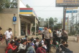 Polsek Balaraja Tangerang amankan puluhan pelajar bolos sekolah