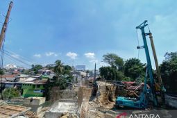Pembangunan Jembatan Otista Bogor masuk tahap pengeboran area pondasi sesuai desain