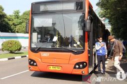 Tarif bus TransJakarta dari Terminal Kalideres ke Bandara Soetta mungkin di atas Rp3.500