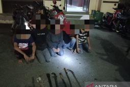 Polisi amankan lima remaja bersenjata tajam di Lhokseumawe