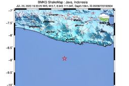 Gempa bumi magnitudo 5,7 getarkan pesisir Selatan Jawa Timur