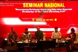 Menkumham Yasonna: KUHP atur hukum yang hidup dalam masyarakat