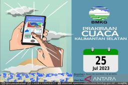 Seluruh kabupaten di Kalsel diprediksi cerah berawan