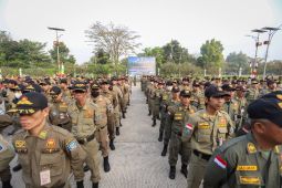 Kota Bandung kukuhkan 2.200 linmas untuk pengamanan Pemilu 2024