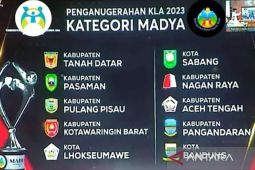 Sabang raih penghargaan kota layak anak predikat madya