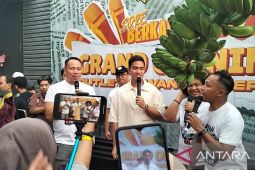 Putra Presiden Jokowi buka gerai bisnis Sang Pisang di Depok
