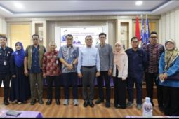 Diskusi migrasi TV analog ke digital, KPI Pusat kuliah umum di IKO FISIP UMSU