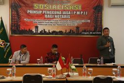 Tejo Harwanto buka sosialisasi PMPJ soal pencucian uang bagi notaris