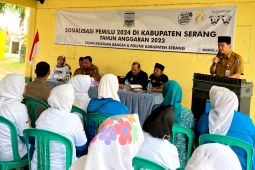 Bakesbangpol Serang sosialisasi Pemilu pada ibu dan pemilih pemula