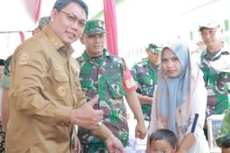 Wakil Bupati Tanjab Barat apresiasi kegiatan positif TNI AD peresmian fasilitas air bersih