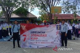 Kemenkumham Kalsel lakukan penyuluhan ke sekolah bentuk karakter pelajar sadar hukum
