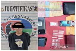Lana buang dompet kecil berisikan 11 paket sabu siap edar