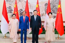 Presiden China Xi Jinping bertemu dengan Presiden RI Jokowi