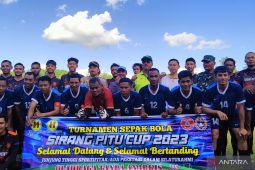 Klub sepak bola antusias ikut Sirang Pitu CUP dari PT EBL dalam rangka HUT RI ke-78 :