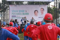 Erick Thohir tingkatkan kesadaran hidup sehat warga Medan melalui Senam Sehat BUMN