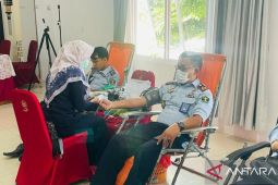 Kemenkumham Babel sumbang 69 kantong darah ke PMI