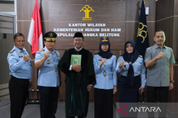 Kakanwil Kemenkumham Babel lantik kenaikan jenjang perancang peraturan perundang-undangan