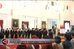Presiden minta Menteri-Wamen Kominfo segera selesaikan proyek BTS