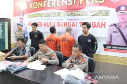 Polres HST ungkap kasus pencurian dan pembunuhan
