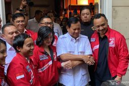 Prabowo Subianto sambangi Kantor DPP PSI