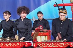 Musik gamelan di Eurasian Music Festival 2023 Kota Moskow