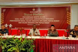 KPU Papua Barat: Sebanyak 516 dokumen bacaleg penuhi syarat pencalonan