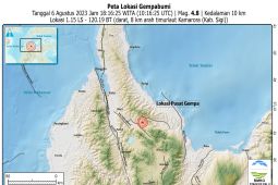 Gempa susulan di Sigi Sulawesi Tengah meningkat jadi 24 kali