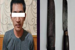 Pemuda Jambu Hulu Padang Batung HSS bawa sajam tanpa izin diamankan
