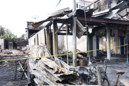 15 ruko terbakar di Siak