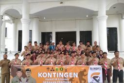 Pj Bupati Abdya lepas kontingen pramuka ke Cibubur