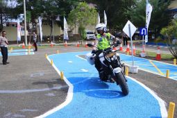Polda Aceh mulai terapkan materi baru ujian praktik SIM, lintasan baru huruf S