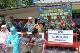 Satgas Pamtas peduli pendidikan agama anak perbatasan dengan hadirkan TPA
